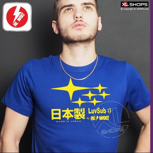MADE IN JAPAN LUVSUB RE_WOLT Herren T-Shirt blu / gelb SUBARU